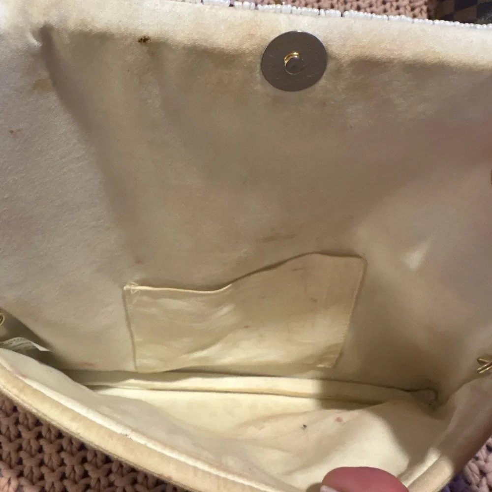 Leopard Print Beaded Clutch - Picture 3 of 5